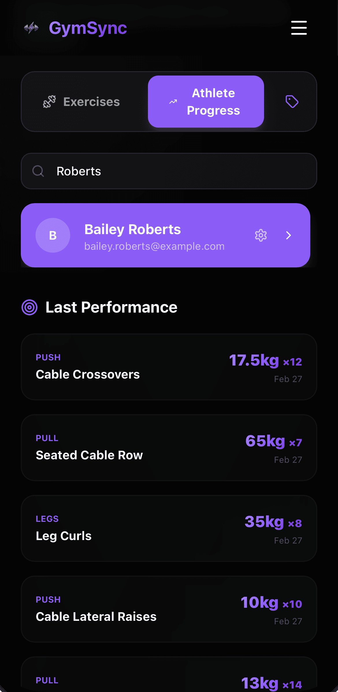 Athlete Evolution Mobile